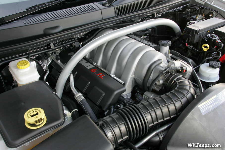 2006 jeep grand cherokee srt8 engine bay