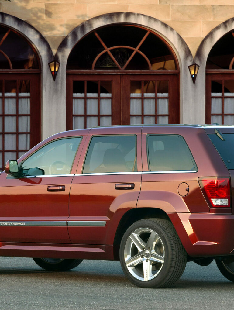 2006 Red Jeep Grand Cherokee